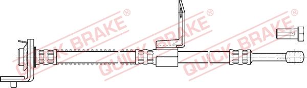 QUICK BRAKE stabdžių žarnelė 50.857X